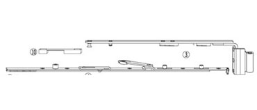 木窗平開(kāi)上懸配件