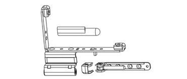 塑鋼不帶鎖門(mén)配件
