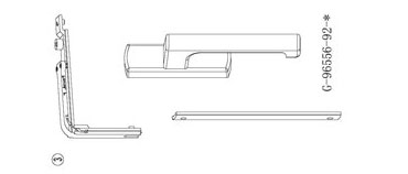 鋁合金隱藏式配件平開(kāi)上懸(先平開(kāi)后上懸)