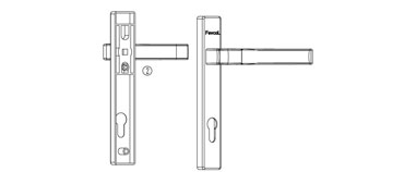 單點(diǎn)鎖門(mén)配件(雙開(kāi)門(mén))